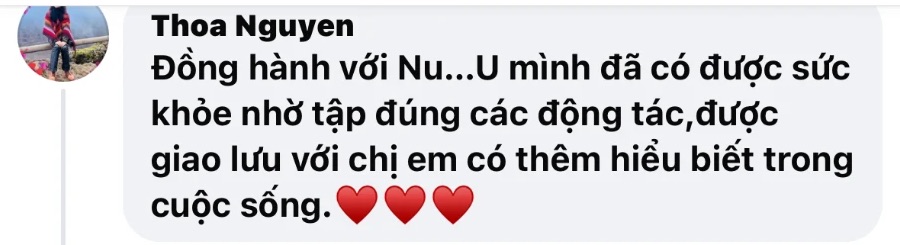 Chia sẻ của chị Thoa Nguyen